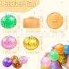 Bolas Antiestrés Blanditas de Empanadilla de Colores Juguetes Sensoriales Fidget Comida de Simulación Juguete para Apretar Color Aleatorio