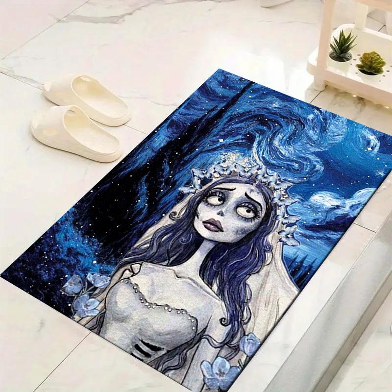 Corpse Bride Cartoon Carpet Rug for Living Room Bedroom Home Sofa Decoration,Kids Play Non-slip Floor Mat