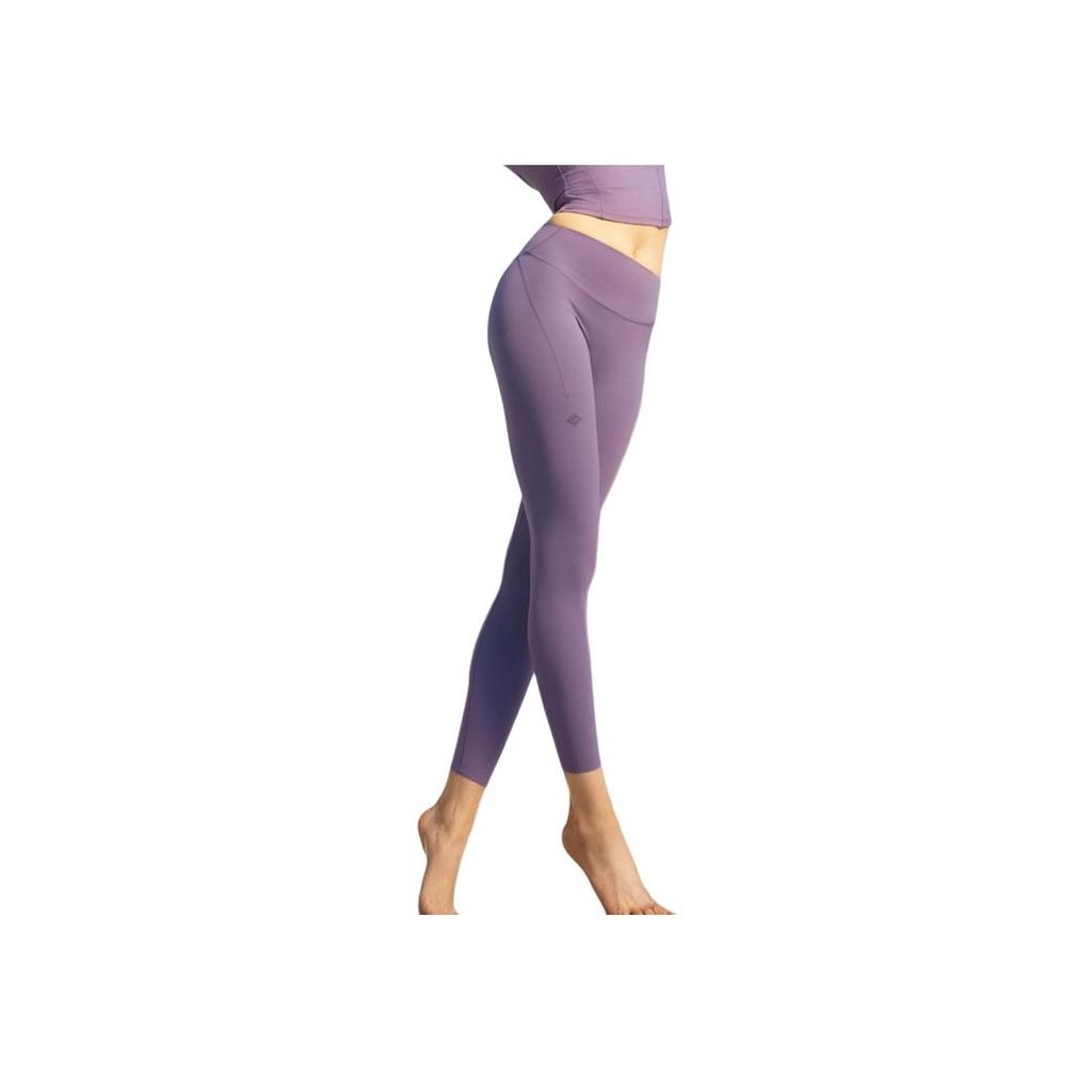 Skechers Easy Series Soft Skin-Friendly Simple Comfortable Sports Pants Women Pants Deep-Purple Gray P225W068-03D1