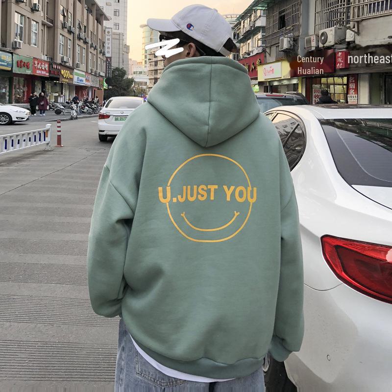 2022 Pánska trendy zamatová mikina s kapucňou v hongkonskom štýle - Jeseň/Zima, Veľká veľkosť, Unisex