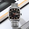 Mens Watches Quartz Movement Waterproof Wristwatches Date Week Display Male Clock