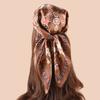 Luxury Design Square Scarf Silk Scarves Women Neck Hair Tie Band Hijab Kerchief Head Headband Smooth Bandana Female Foulard 70Cm