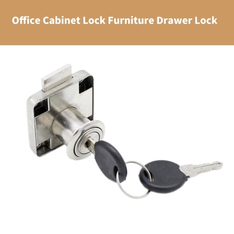4set Drawer Cams Lock Security Cabinet Lock with Key Furniture Cupboard Replacement Lock for Office Desk Letter Box