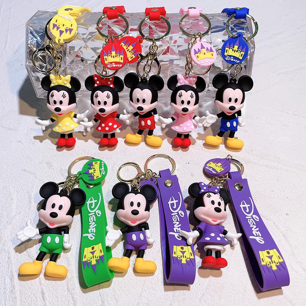 Adorable Minnie Resin Keychain For Cars Bags Cute Gift Accessory