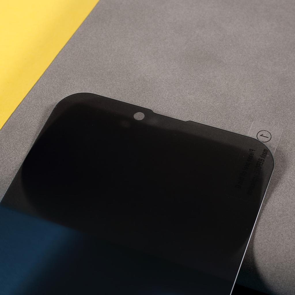 0.3mm Anti-Spy Film for iPhone 14/13 Pro/13 Arc Edge Tempered Glass Phone Screen Protector