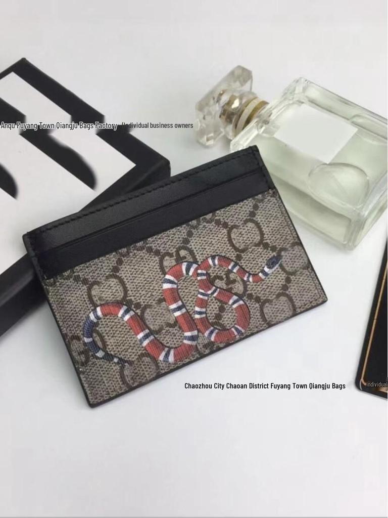 Europäischer & Amerikanischer Stilvoller Leder Unisex Kartenhalter – Mehrere Kartenfächer & Ultradünnes Design