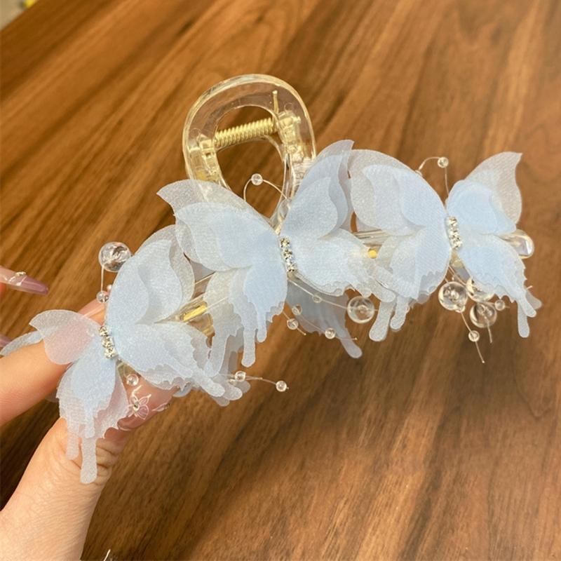 Ergonomic Acrylic Hair Clip For Back Head Styling Comfortable Ponytail Holder With Strongly Grip