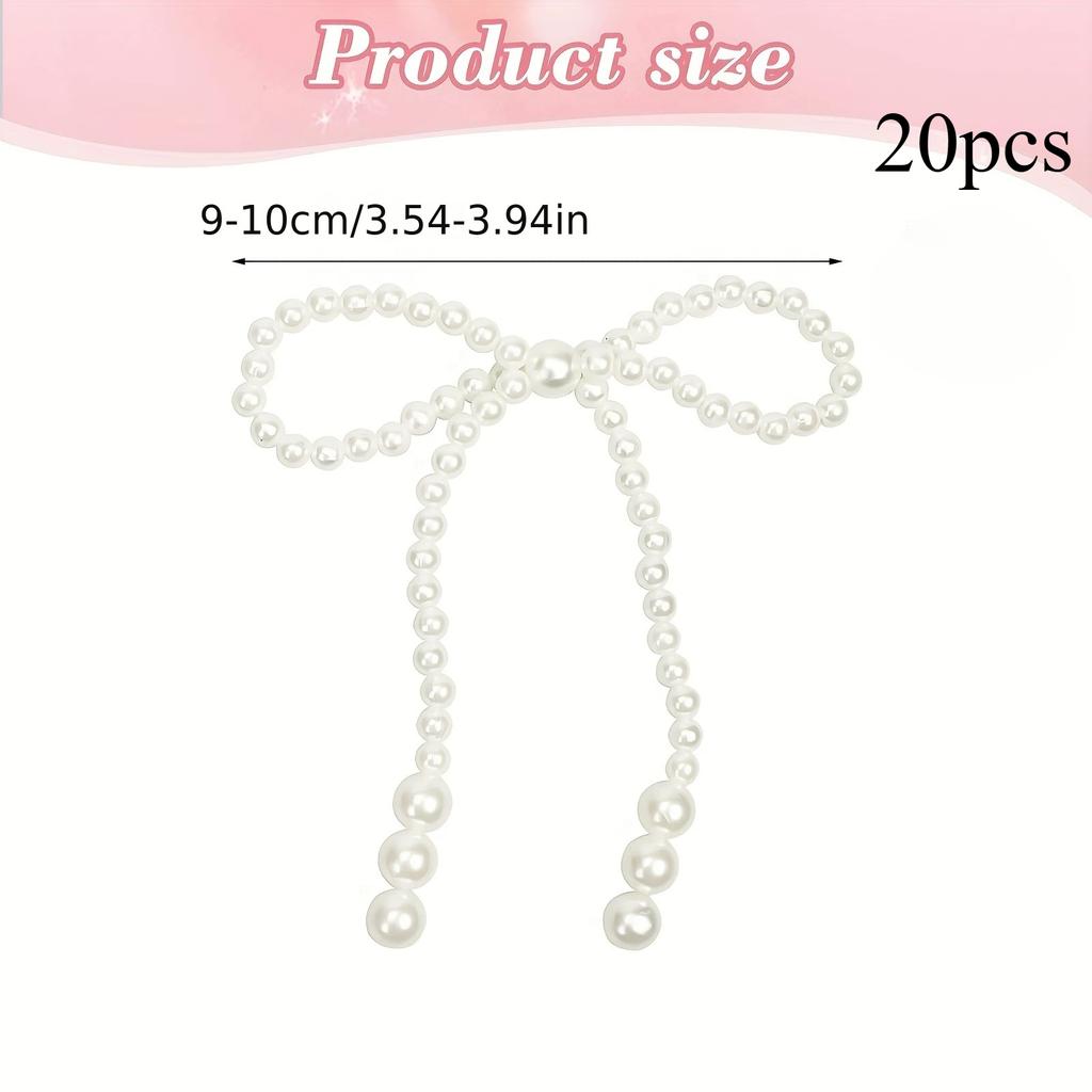 10/20pcs Elegant Bow Set for Christmas Tree Decoration-Twist Tie Bows for Wreaths,Gift Wrapping, Wedding Decor,Christmas Decor