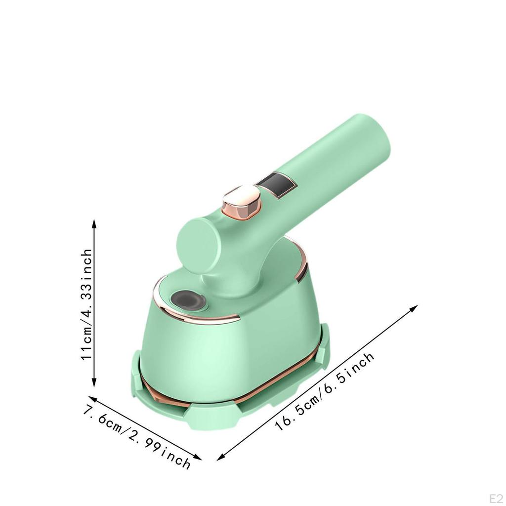 Portable Ironing Machine Foldable Handle for Silk Woolen Cloth College Dorm