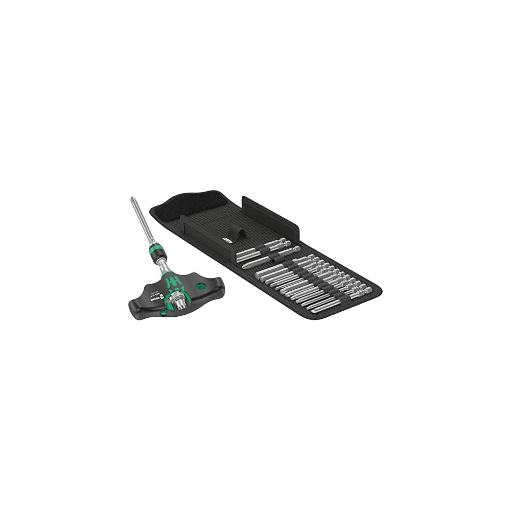 Wera Kraftform Kompakt 400 RA Set 1 17-Piece Screwdriver Set with Interchangeable Blades