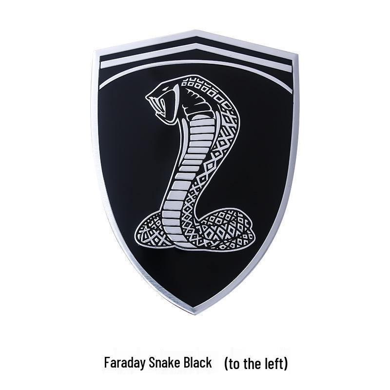 

Сумісна Металева Наклейка на Крило Автомобіля Mustang Ferrari Зі Змією для Персоналізації