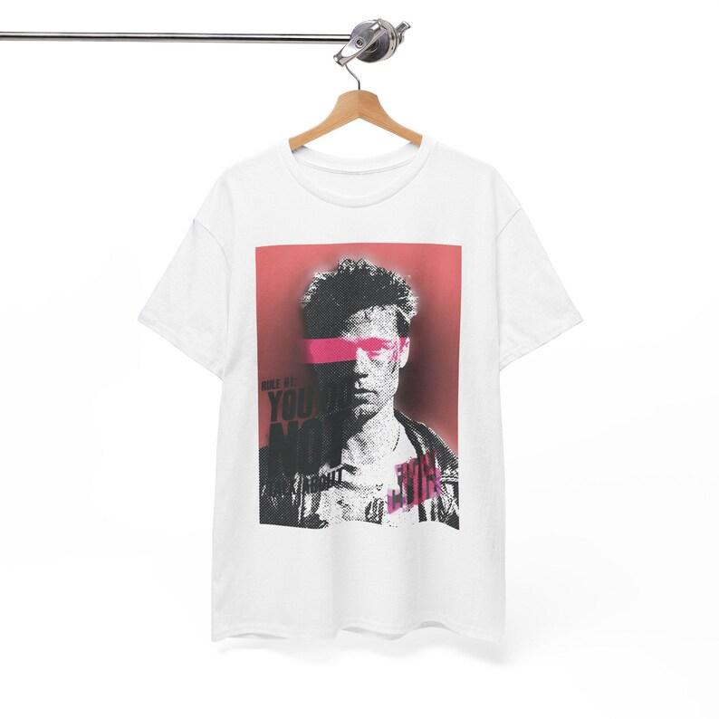 Moda Estiva 2026 T-shirt Trendy Vintage Fight Club T-shirt _ Tyler Durden Graphic Tee Hip Hop Streetwear T-shirt Oversize