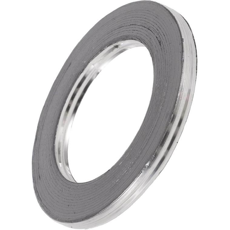 ID 55mm Exhaust Manifold Gasket Prevent Leak Noise Exhaust Donut Gasket Muffler Ring Exhaust Flange Gasket for Car SUV Truck Graphite Stainless Steel ID 41mm-OD 65mm