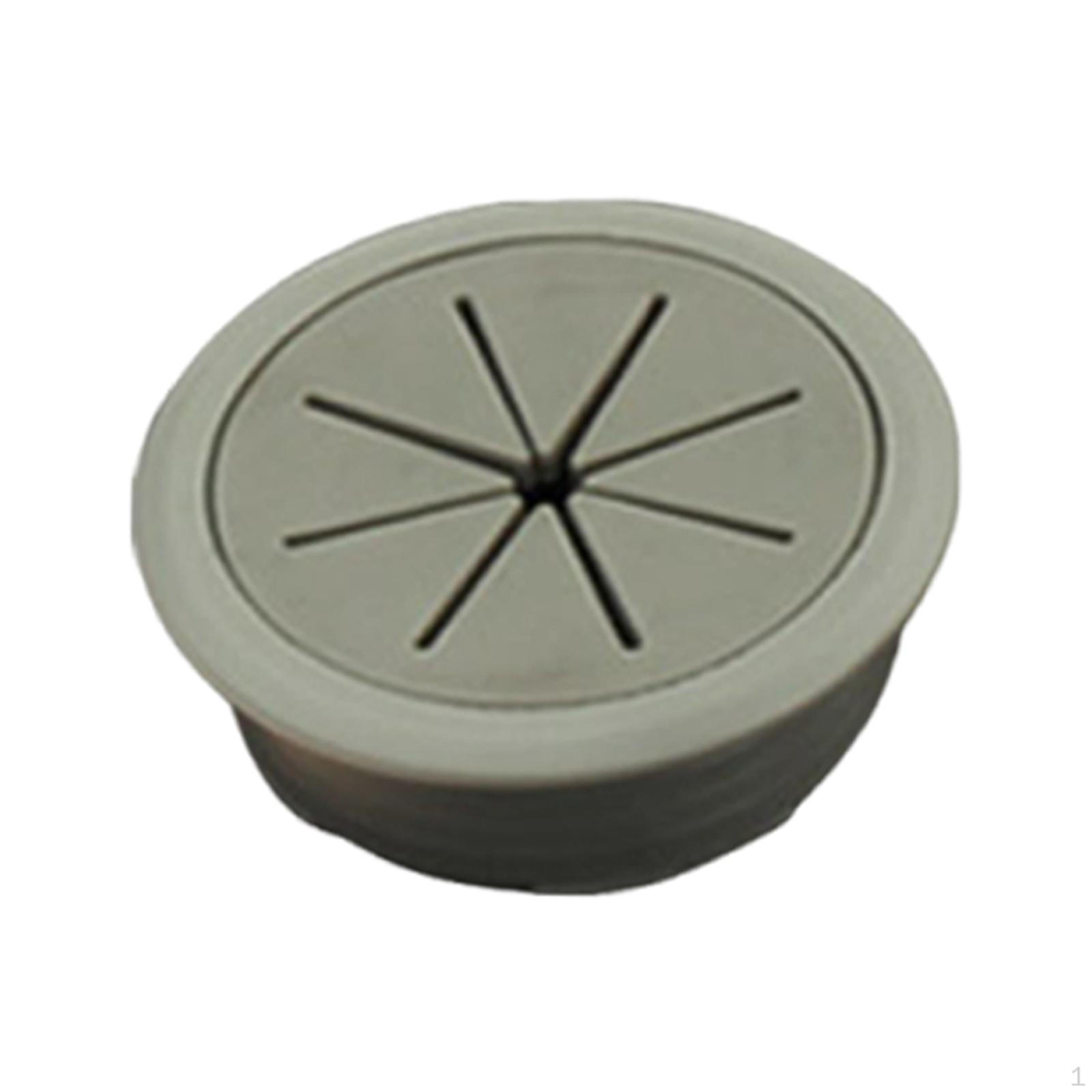 

Cable Hole Cover Cord Management and Protection Flexible Desk Grommet Wire Organizer Deep Gray