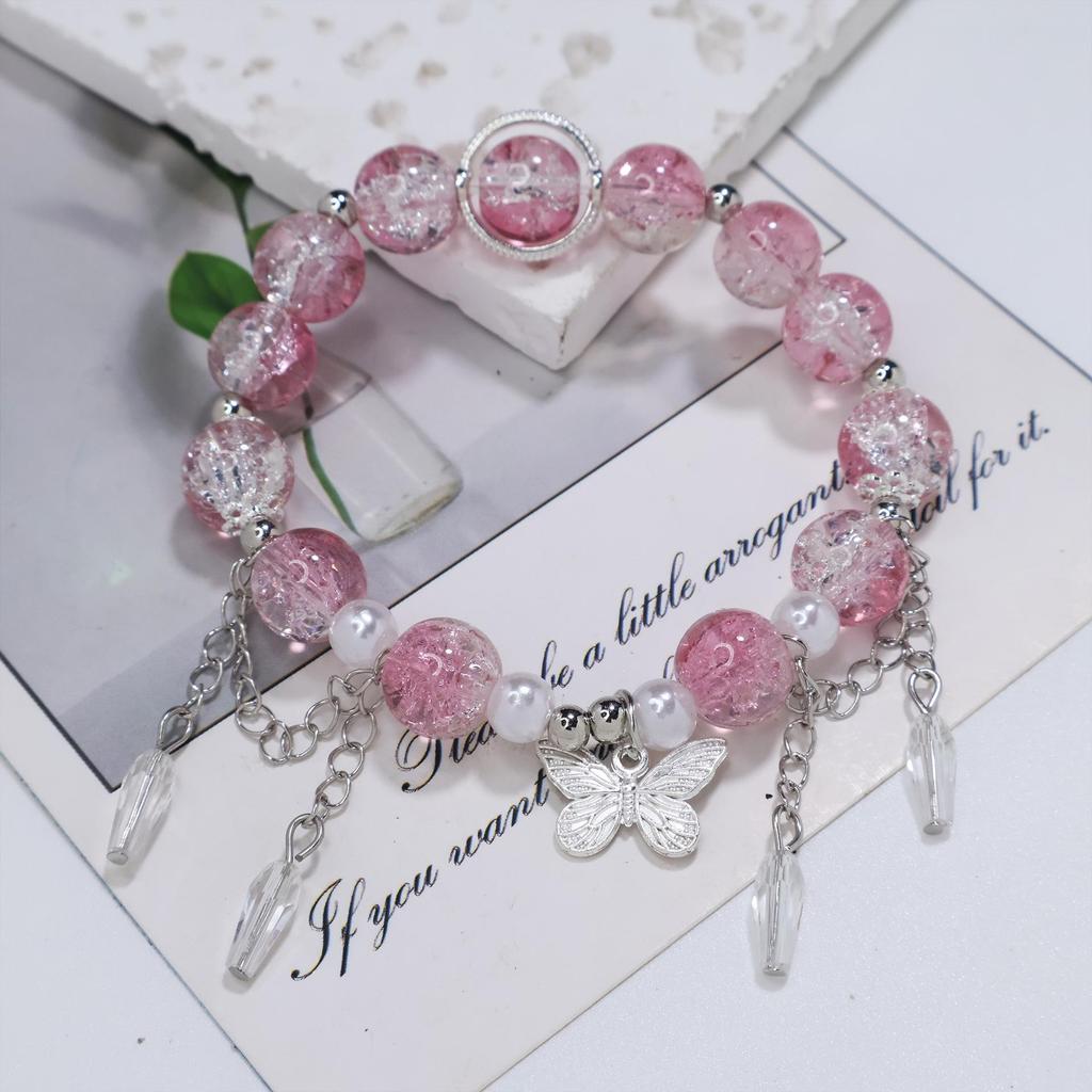 Mori Style Mermaid Crystal Bracelet – Versatile Niche Design for Women, Ideal for Students and Best Friends