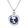Colorful Crystal Tree Of Life Aromatherapy Necklace Perfume  Oil Diffuser Chain Pendant Lockets Jewelry