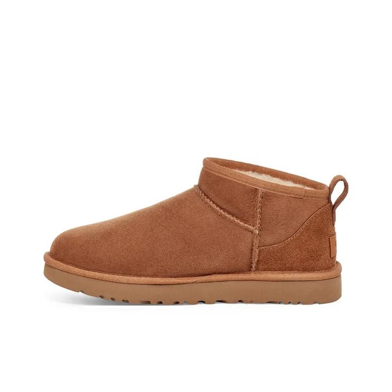UGG Klasik Ultra Mini Bot Kestane Kadın Spor Ayakkabı Kahverengi 1116109-CHE
