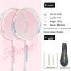 WEZHO Professionell Badmintonracket Set