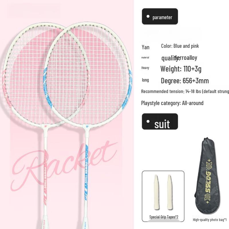 WEZHO Professional Badminton Racket Set