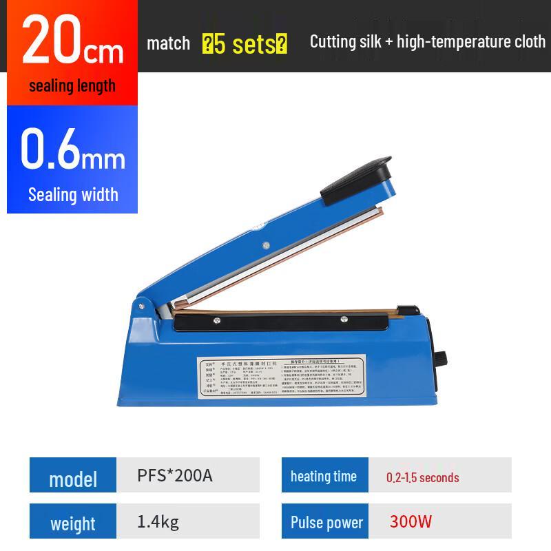 Zhaoran Small Commercial Hand Press Heat Shrink Sealer