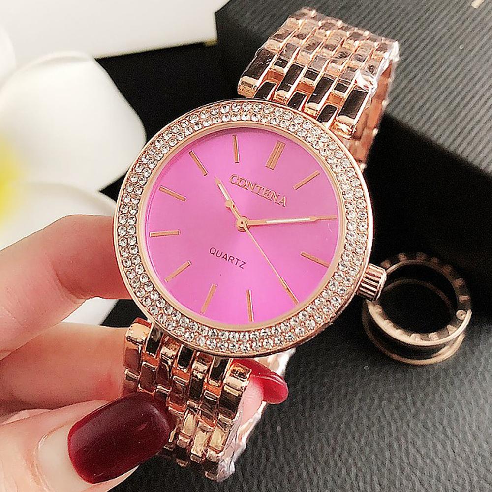 Relogio Feminino New Crystal Diamond Watch Luxury Silver Women Watches Fashion Women's Watches Full Steel Wrist Watch Clock Saat