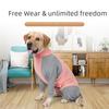 Letní kombinéza pro mazlíčky proti vypadávání srsti: Prodyšný, čtyřnohý domácí obleček pro velké psy