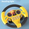 Kids Passenger Seat Steering Wheel Toy Simulates Real Driving Experience for Children Aged 3 and Up