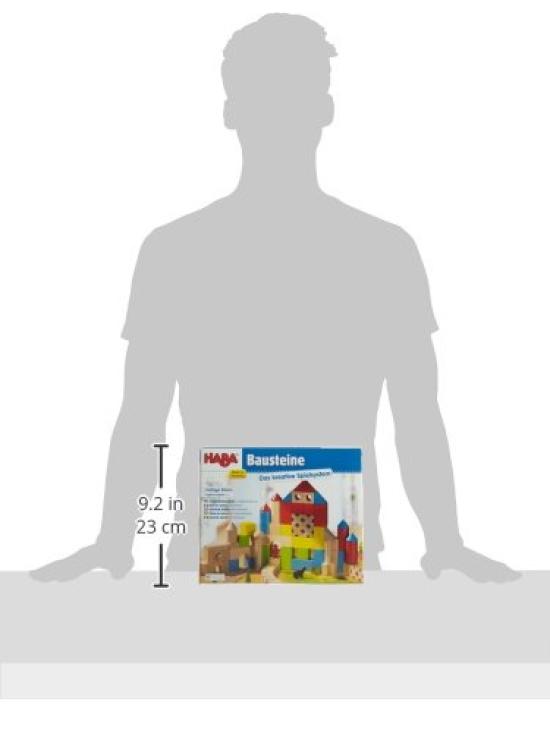 HABA Wooden Building HABA Blocks HA1076 Blocks, Color,