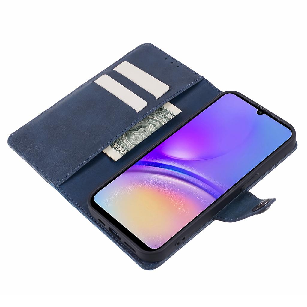 For Samsung Galaxy A56 5G Case Splicing Texture Leather Phone Cover Viewing Stand