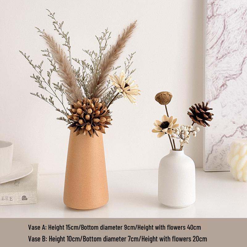 Rustikale Holz-Wohndekoration: TV-Schrank, Weinregal für den Eingangsbereich, Tischdekorationen für das Esszimmer, Akzente aus Trockenblumen