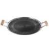 Wutuo 304 Stainless Steel BBQ Flat Griddle Plate, 38CM