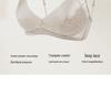 French Satin & Lace Push-Up Bra - Minimizer for Large Busts, Double Strap, Comfortable & Sexy Summer Wear