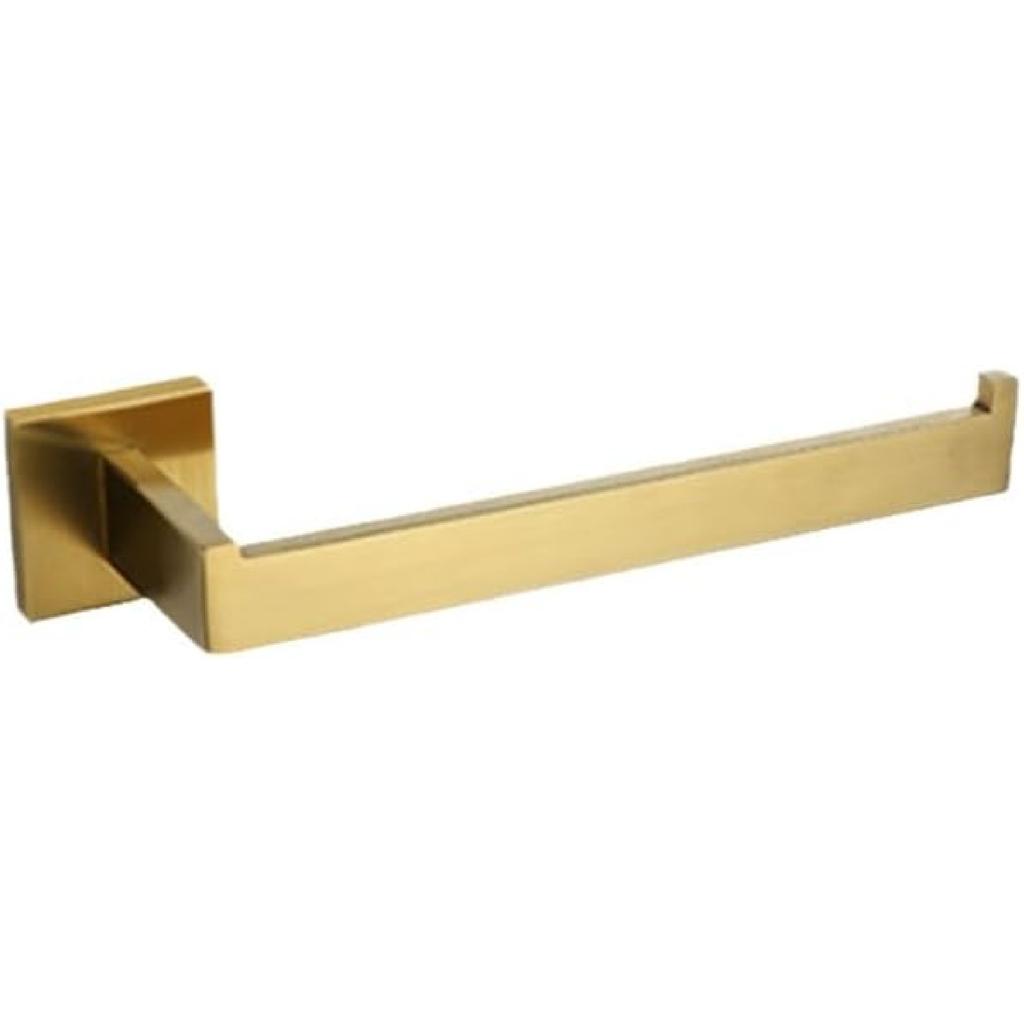 Brushed Gold Bathroom Accessories Toilet Paper Holder Wall Hook Towel Hanger Stainless Steel Kitchen Towel Bar Rack,Paper Holder