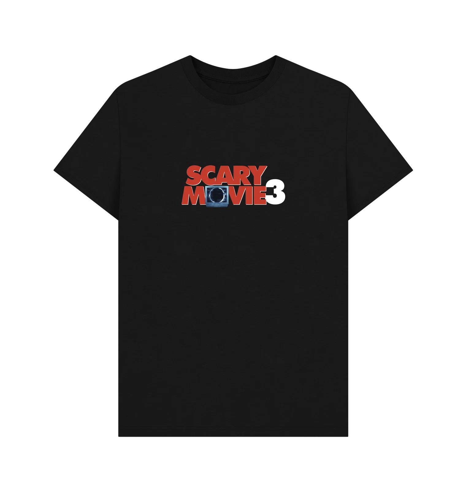

PREMIUM OFFICIAL Scary Movie Scary Movie 3 Official Movie Graphic Black T-Shirt 4XL