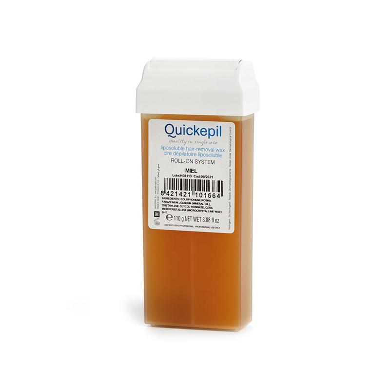 Quickepil Wachs zur Haarentfernung Rolle Mel Natural 110 g