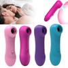 Mini Suction Vibrator Breast Massager Silicone Clitoral Stimulator with Multi-Frequency Modes Whisper-Quiet Waterproof Discreet Adult Toy for