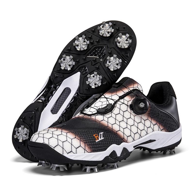 

GX-006 Plus Size Men s & Women s Rotating Buckle Golf Shoes - Non-slip, Spiked, Hand-painted, Casual. 40