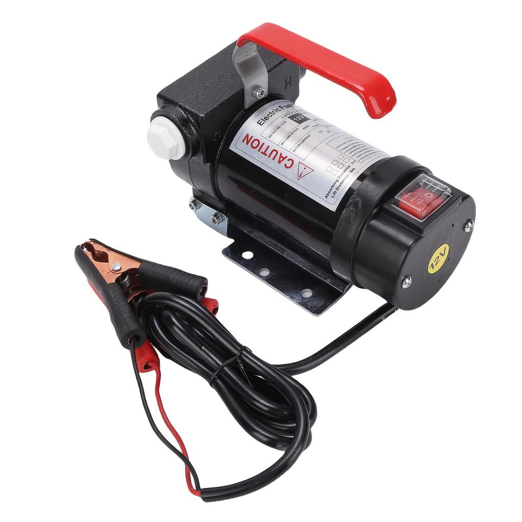 12V DC Electric Fuel Transfer Pump Portable 45L Min Self Priming Oil Extractor Pump for Derv Kerosene Oil Commercial