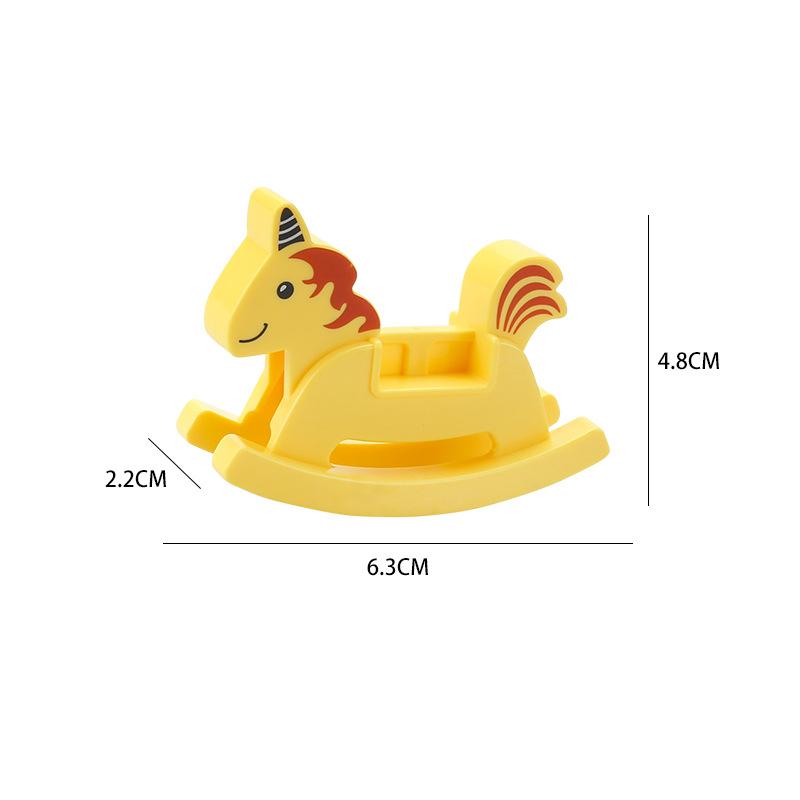 Big Building Blocks Bathroom Kitchen Furniture Accessories Compatible With Large Bricks Educational Diy Toys Children Kids Gifts