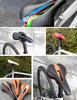GORIX GX-C19 Bicycle Saddle, Full Black, Memory Foam [Thick Cushion, Soft Type] for Road Bikes, Mountain Bikes, and Other Bikes