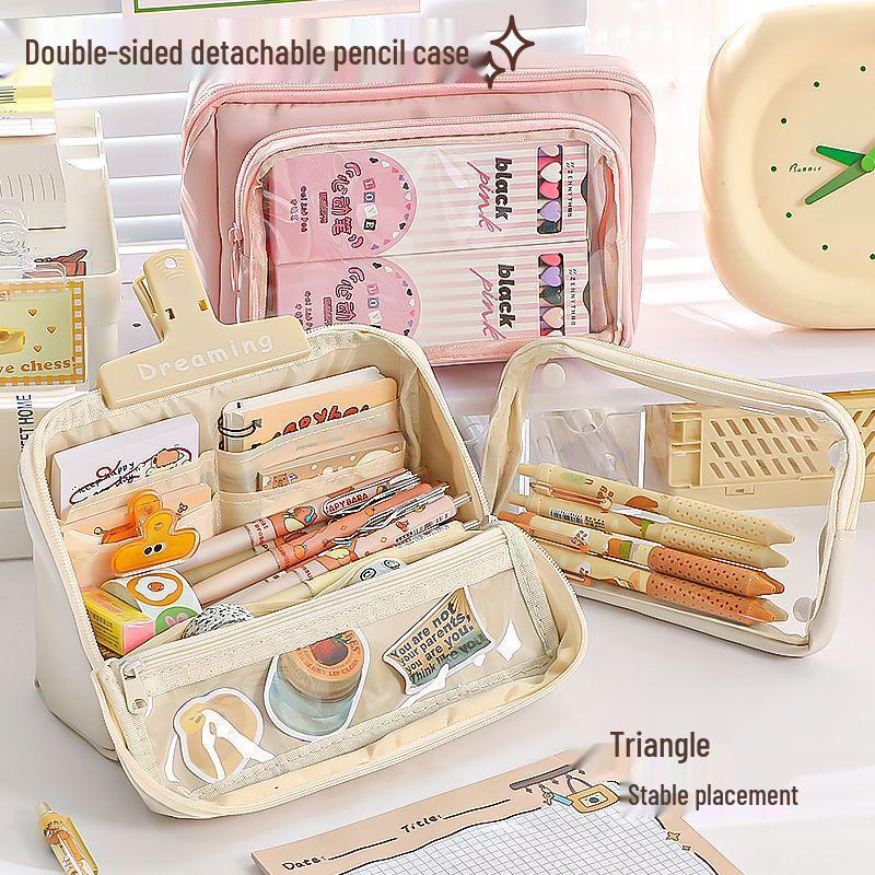 Large Capacity Ita Bag Style Detachable Pencil Case for Students - High-Value 2025 Design