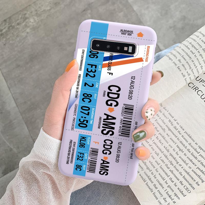 Coque Pour Samsung Galaxy S10 Plus S 10 S10E Housse Fleur Feuille Cœur Silicone Souple Fundas Pour Samsung S10 S10e Coque Mode Coquille
