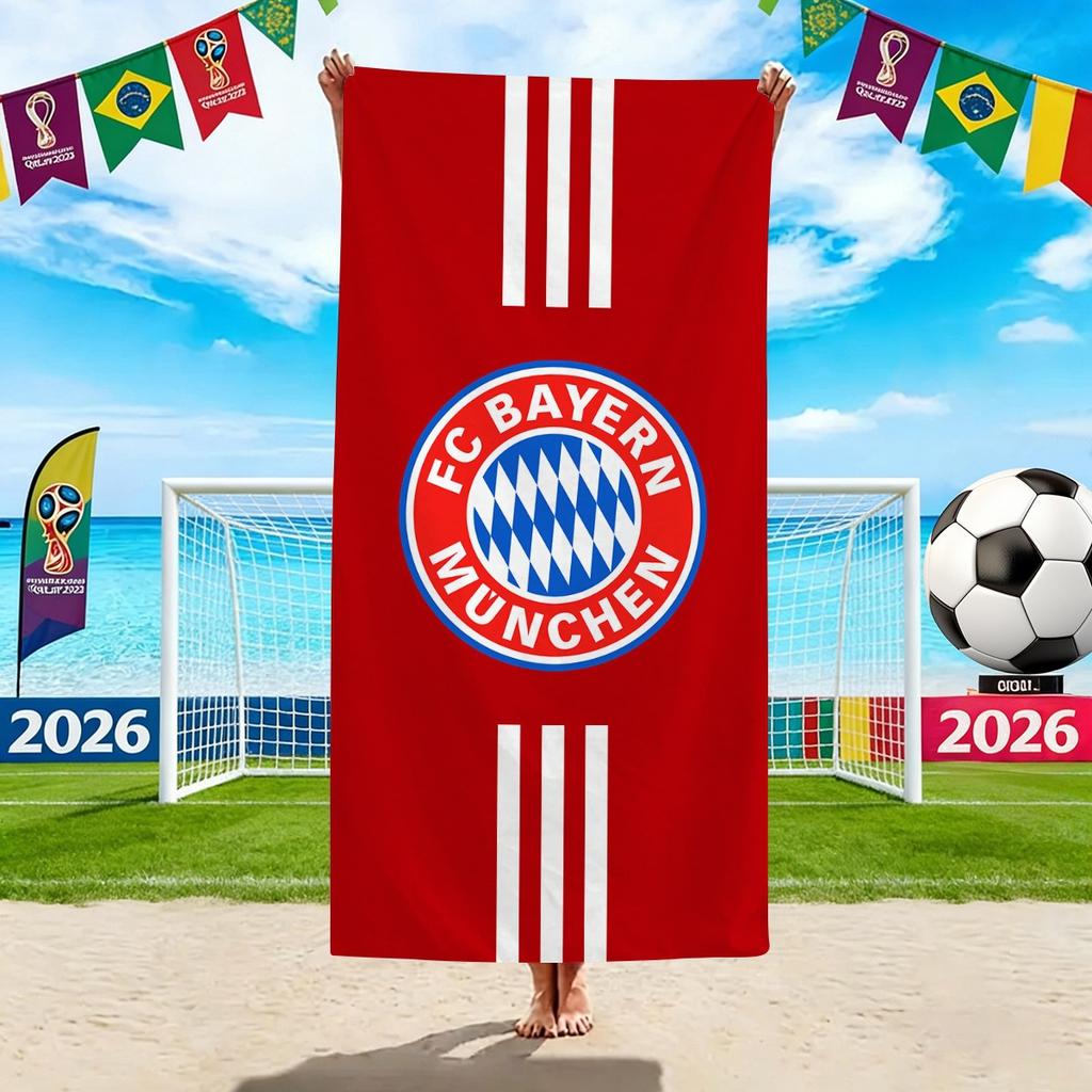World Cup Beach Towels, Us-Canada-Mexico Football Team Microfiber Quick-Drying Absorbent Bath Towels, Sports Towels
