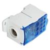 Terminal Block Junction Box DIN Rail Main Line Universal Power Distribution 690V 400A Blue