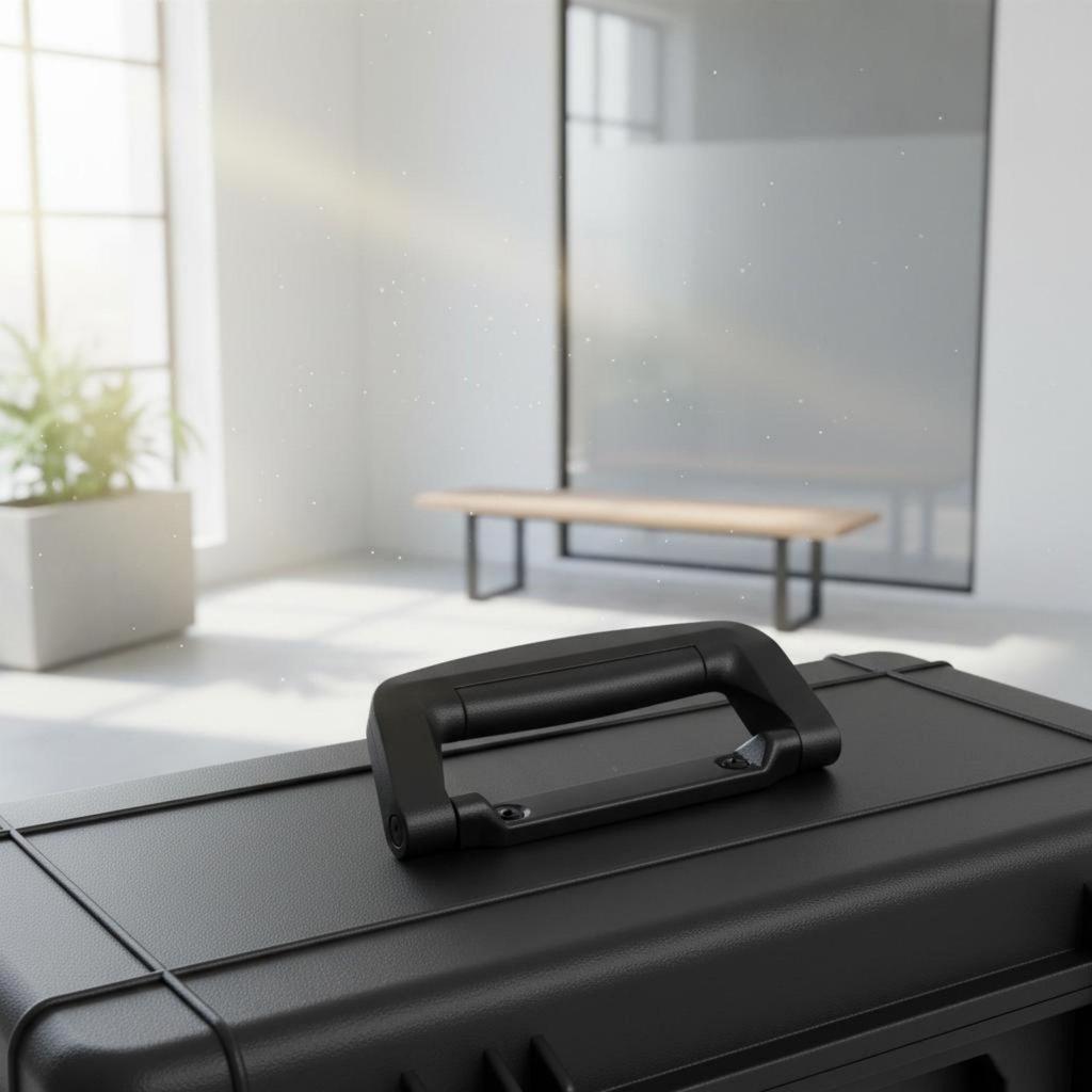 Handles for Cases, Boxes And Chests with Sturdy Support Reliable Mounting. Suitable
