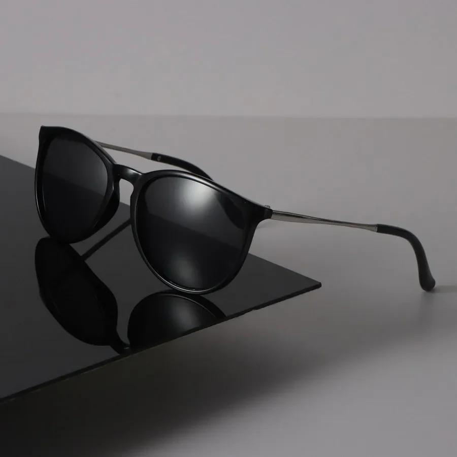 Designer Runde Sonnenbrille Damen Herren Retro Schwarz Sonnenbrille Luxus Persönlichkeit Brille Spiegel Cat-Eye Marke