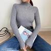 Semi-turtleneck solid color bottoming shirt women's autumn and winter 2026 new sweater long-sleeved slim-fitting middle-neck knitted sweater commuter 