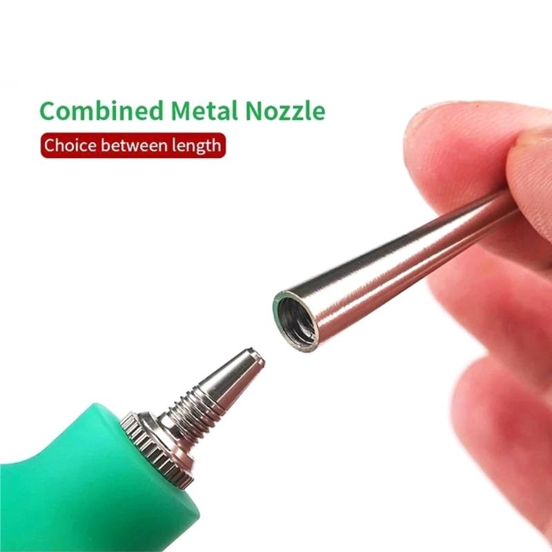 Dust Cleaner Strong Cleaning Air Blower for DSLR Camera Sensor Computer Chips Ball Dust Cleaning Pen Silicone Material