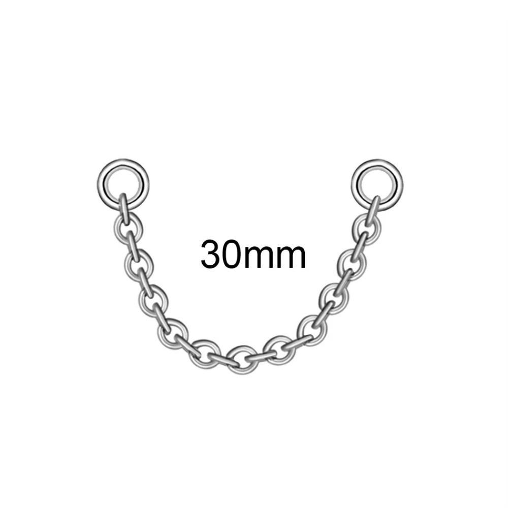 

Titanium Nose Chain Three Layer Chain 25-50mm Nostril Chain Double Chain DIY Labret Chain Piercing Ear Nose Jewelry