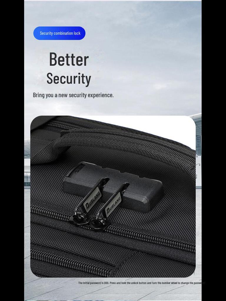 Men's Business Casual Multifunctional Backpack - Large Capacity Fashion Travel and Laptop Bag